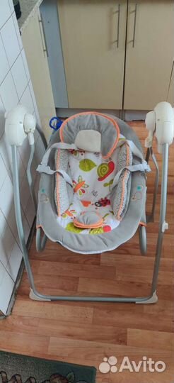 Детские качели шезлонг