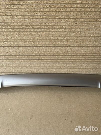 Накладка на передний бампер rav 4