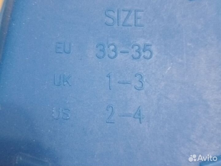 Ласты для плавания детские 35