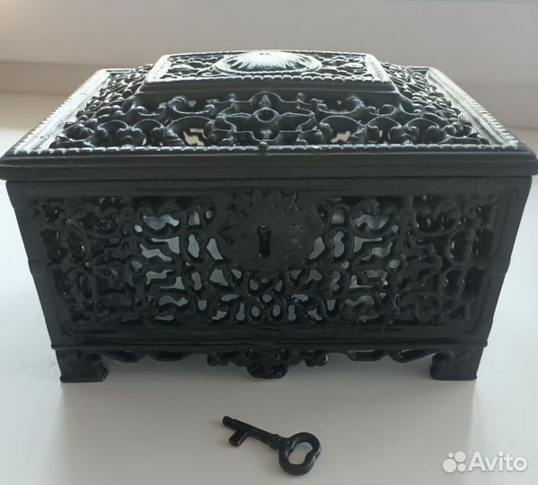 Каслинское литье шкатулка ларец сундучок