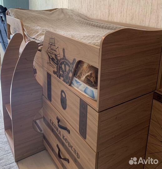 Кровать чердак Сканд Корсар