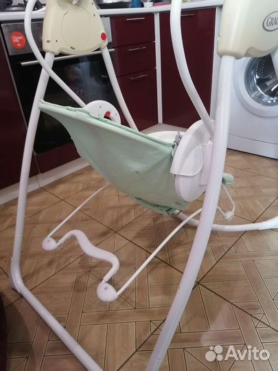 Детские электронные качели шезлонг