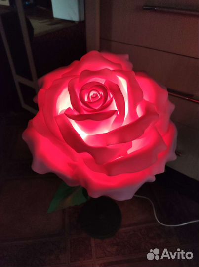 Светильник роза из изолона