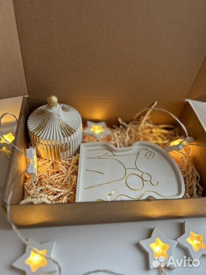Подарки/боксы/ свечи/ подсвечники/вазы/шкатулки