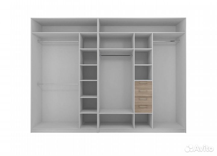Гардеробная на заказ от производителя