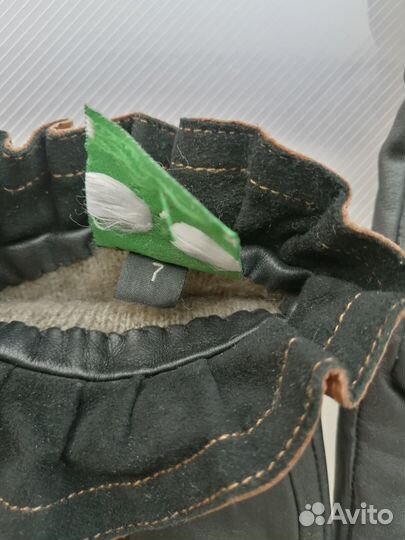 Перчатки кожа новые зима