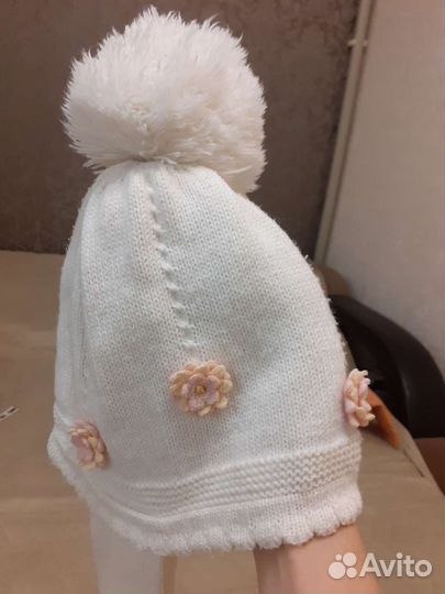 Шапка для девочки на 3-5 лет