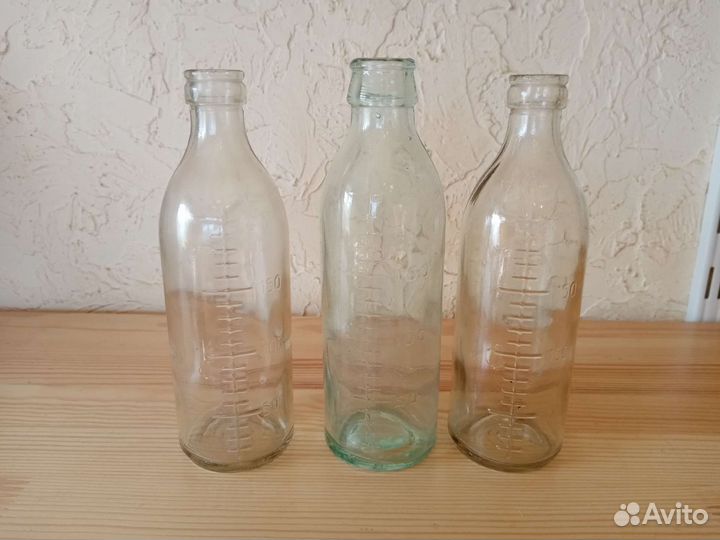 Советские бутылки, бутылочки для кормления