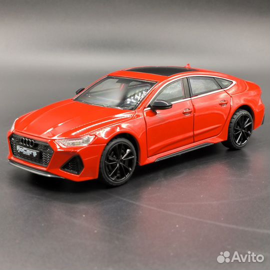 Металлическая машинка audi RS7/1:24 (красный)