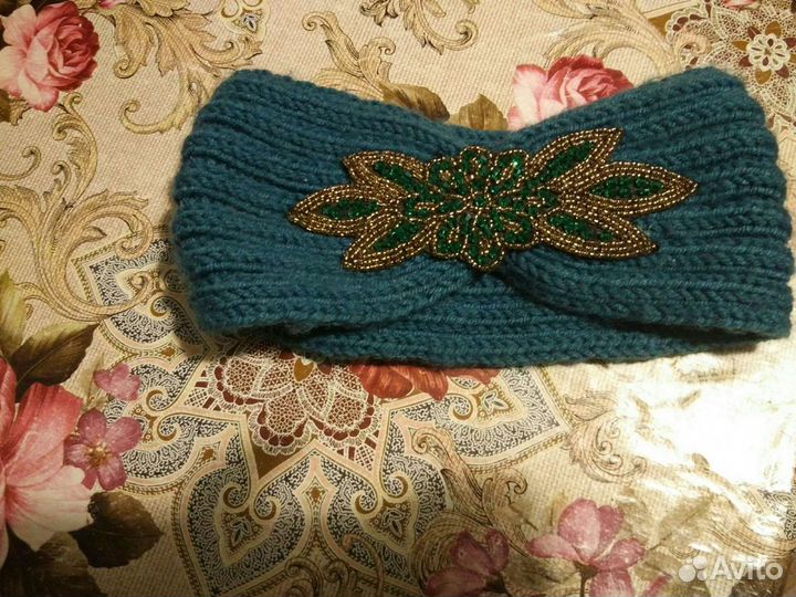 Повязка вязанная