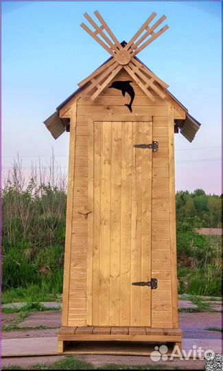 Дачный туалет с установкой TOP227