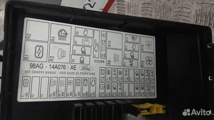 Блок предохранителей Ford Focus 1 (1998-2004)