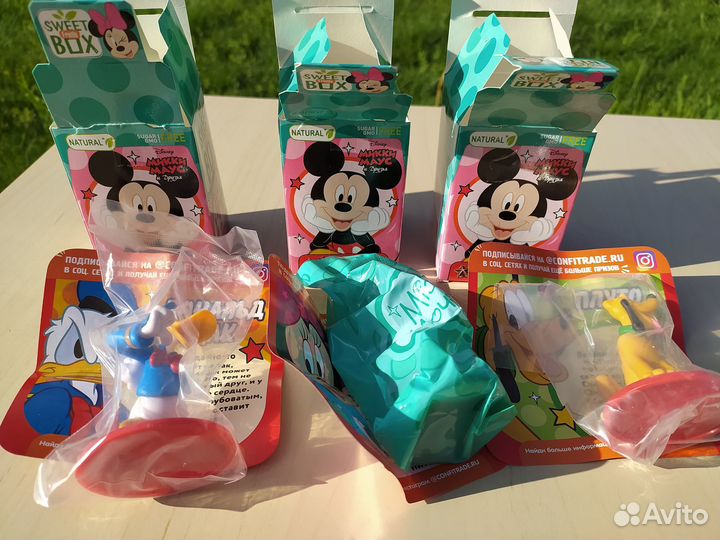 Киндер, свитбокс, sweet box. Микки Маус. Фигурки