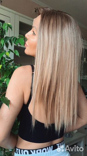 Парик/ полусистема волос из термоволокна