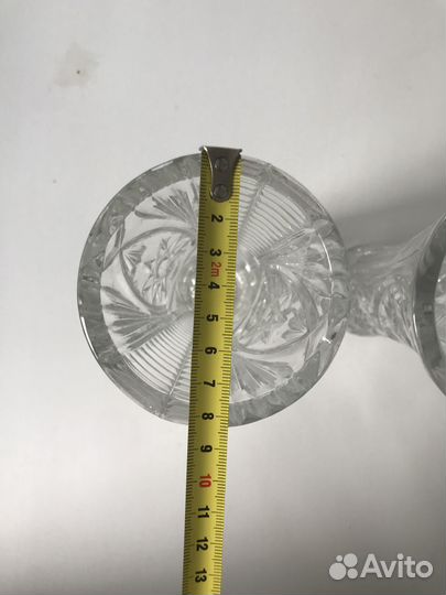 Ваза хрустальная винтаж СССР