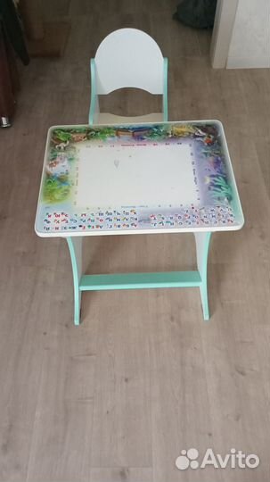 Стол со стулом детский, мячи диаметром 2 метра