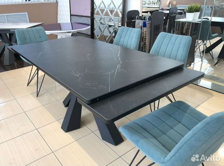 Стол из керамогранита раздвижной SKR-17184