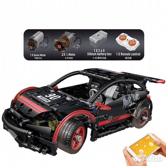 Конструктор Mould King «Гоночный хетчбек» 18013