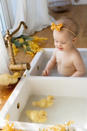 Детская фотосессия с утятами