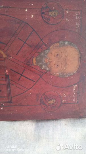 Икона николай чудотворец.Намоленная