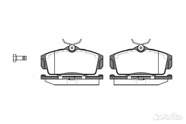 Колодки тормозные 0704.00 Remsa