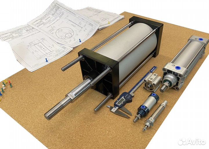 Пневмоцилиндр Festo dsbg-125-550-PPV-A (аналог)