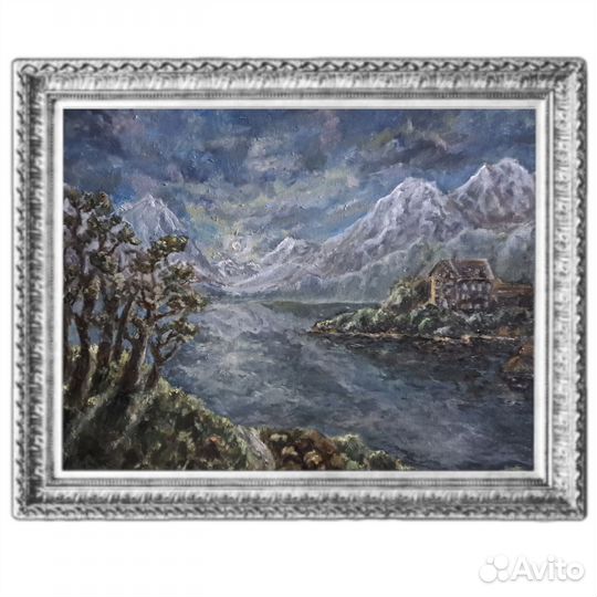 Картина маслом на холсте пейзаж