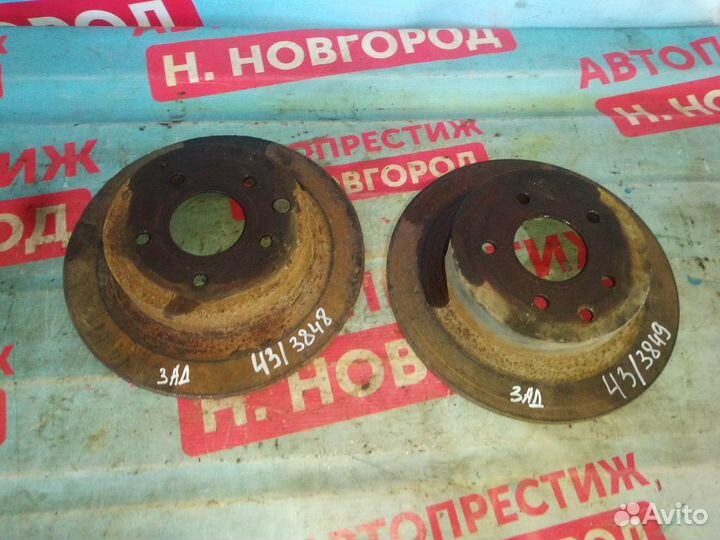 Задний тормозной диск Ниссан Кашкай