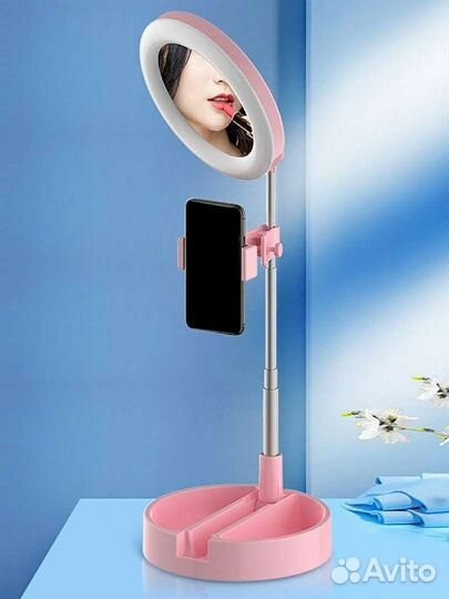 Селфи лампа- зеркало 2 в 1