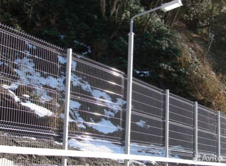 Забор из 3D сетки