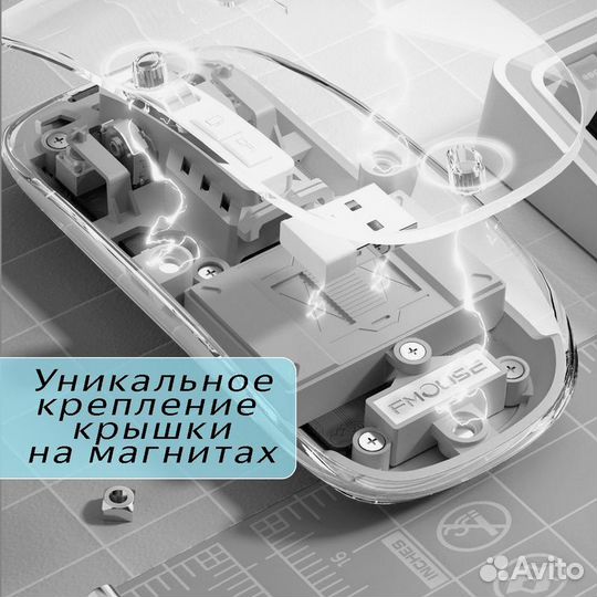 Компьютерная bluetooth мышь F-Mouse