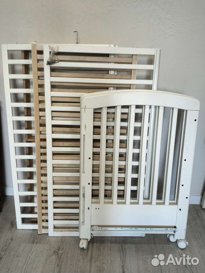 Детская кровать с матрасом бу