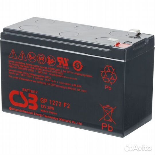 Аккумуляторная батарея CSB GP 1272 F2 (28W) оптом