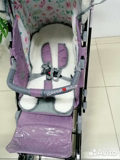 Новые санки-коляска Ника 7-8K (с единорогом)