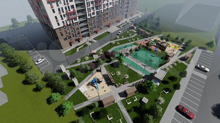 1-к. квартира, 47,1 м², 14/16 эт.