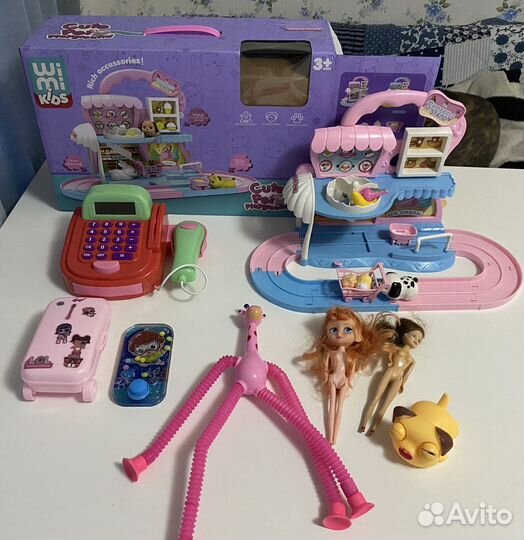 Игрушки пакетом для девочки