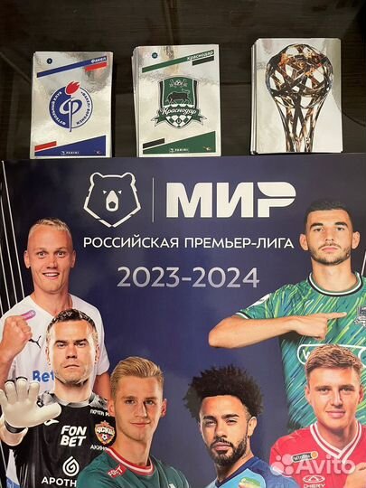 Наклейки panini рпл 2023 2024