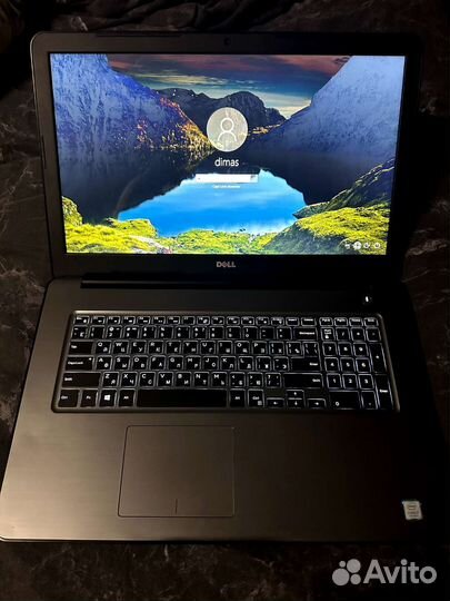 Игровой ноутбук 17.3 Dell Inspiron 17 5767 i7 16gb