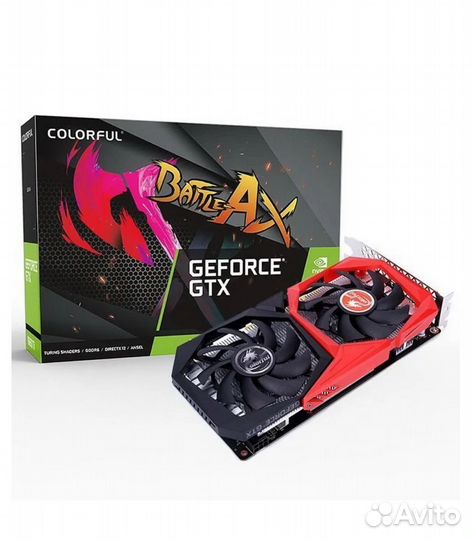 Видеокарта nvidia GeForce GTX 1650 Colorful, 4 гб