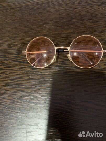 Очки розовые