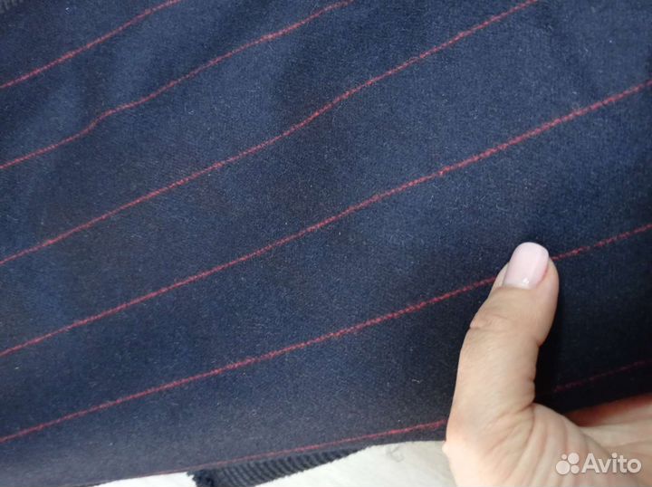 Отрез ткани шерсть,хлопок.Италия