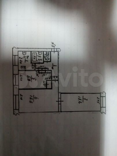 3-к. квартира, 55,8 м², 2/2 эт.