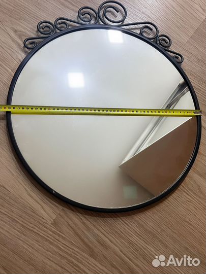 Зеркало настенное навесное круглое