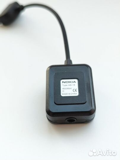 Редкий Nokia audio adapter AD-15
