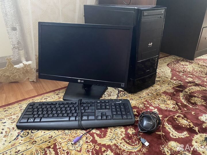 Мощный компьютер со всем комплектом