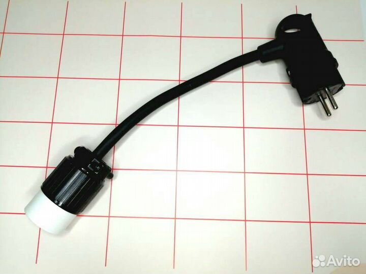 Переходник с японской вилки Nissan Leaf для зарядк