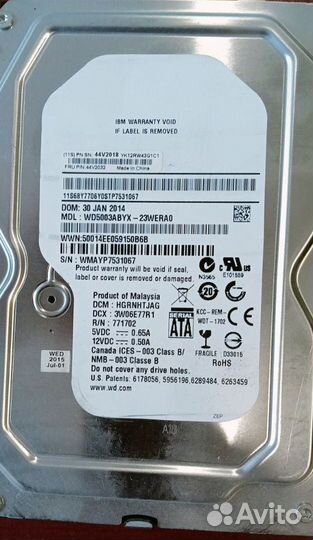 Hdd IBM SATA 3.5 160gb