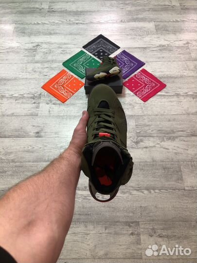 Кроссовки Nike Air Jordan 6 retro travis scott