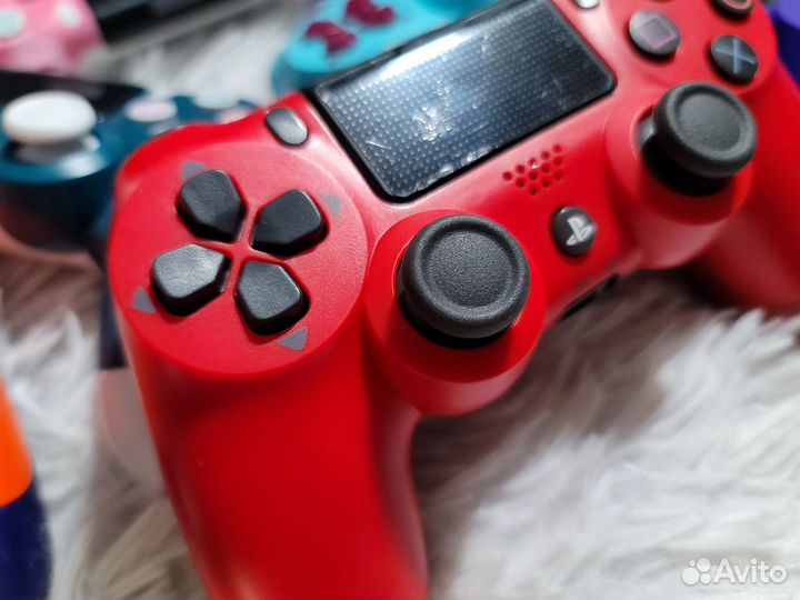 Новый джойстик DualShock 4 v2 Magma Red для PS4