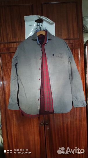 Фирменные рубашки М в идеале